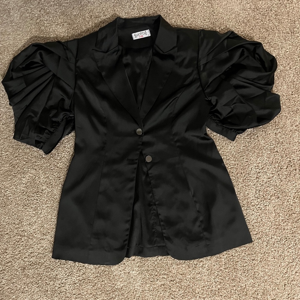 Satin blazer